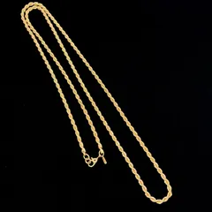 美品★ MONET モネ ネックレス ゴールド ロングチェーン スクリューチェーン ヴィンテージ