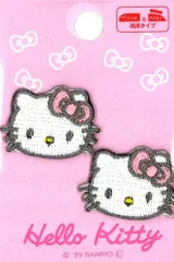 RIO-3212 キャラクター 刺しゅう ワッペン キティ アップリケ キティちゃん サンリオ