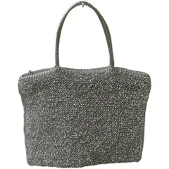 美品 ANTEPRIMA アンテプリマ スタンダードZ スクエアワイヤートートバッグ シルバーカラー レディース 古着 中古 USED