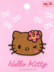 RIO-3211 キャラクター 刺しゅう ワッペン  キティ（ 日焼け )  キティちゃん サンリオ