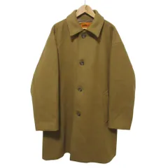 美品 JOURNAL STANDARD relume ジャーナルスタンダード レリューム LANA WOOL 140S ステンカラーコート M ブラウンベージュ レディース 古着 中古 USED
