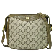 本物 グッチプラス GUCCI Plus GGプラス ショルダーバッグ ポシェット ベージュ バッグ 中古・