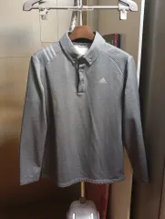 メンズ アディダス ゴルフ 長袖 カラーTシャツ (100)