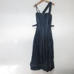 美品 CASA FLINE カーサフライン デニムワンピース F インディゴ レディース 古着 中古 USED