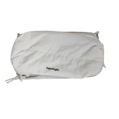 良品 Topologie トポロジー ナイロン ボトルサコッシュ ポーチ ホワイト  メンズ レディース 古着 中古 USED