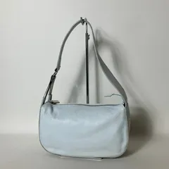 2512-197｜フルラ ワンショルダーバッグ レザー ライトブルー