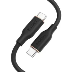 PowerLine III Flow USB-C & USB-C ケーブル 1.8m ミッドナイトブラック アンカー A8553N12