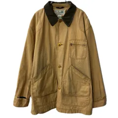 L.L.Bean ハンティングジャケット XL ブラウン エルエルビーン ボタン 襟コーデュロイ ベンチレーション アウター 秋冬物 a801-5345
