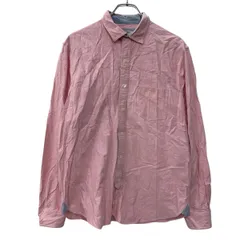 Brooks Brothers 長袖 無地シャツ M ピンク ブルックス ブラザーズ ボタン 胸ポケット コットン100% 無地 シンプル 春物 a801-5371のサムネイル