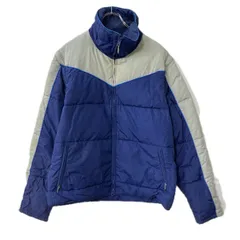 WHITE FIR ダウンジャケット L グレー ネイビー ジップアップ キルティング 中綿 袖取り外し可能 ダウンベスト アウター 冬物 a801-5377