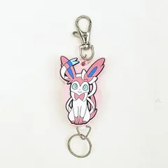 ポケットモンスター ニンフィア（おすわり） ラバーリールキーホルダー ポケモン