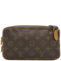 ルイヴィトン LOUIS VUITTON ショルダーバッグ ポシェット マルリーバンドリエール モノグラムキャンバス モノグラム ゴールド金具 茶 斜め掛け  M51828 SL0934【中古】