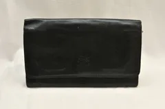【ILBISONTE】（イルビゾンテ）　長財布／牛革／ブラック