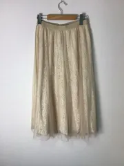 【MAJESTIC LEGON】ニュアンスカラーレーススカート サイズM