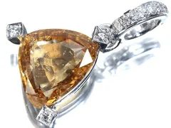 9GV16497SS【売り切り】新品【RK宝石】《garnet》 極上ヘソナイトガーネット 特大9.68ct 極上ダイヤモンド 総計0.51ct K18WG 超高級ペンダントヘッド ネックレス ダイヤ ソーティング付