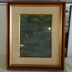 油彩画 玉木英治 鵜飼い - メルカリ