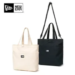 ニューエラ【ＮＥＷ ＥＲＡ】14521298 / 14521299 ユーティリティー キャンバストートバッグ 15L ボックスロゴ アイボリー ブラック ロゴ シンプル 通勤 通学 旅行のサムネイル