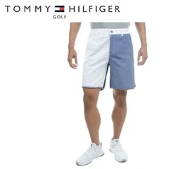 トミーヒルフィガー ゴルフ メンズ シャンプレー ショートパンツ TOMMY HILFIGER  THMA308 サックス(39)