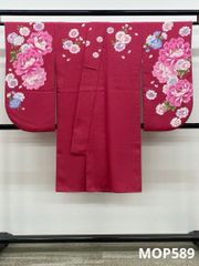 二尺袖 ポリエステル着物 紋意匠 袴向き MOP489 - メルカリ