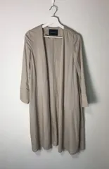 【UNITED ARROWS GREEN LABEL RELAXING】長袖ロングシャツカーディガン サイズ36