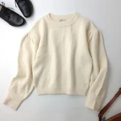AMBIENT アンビエント ウール クルーネック ニット セーター アイボリー/25Aのサムネイル