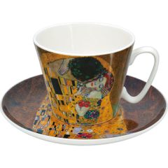 美品 vintage クリムト 接吻 マグカップ ボーンチャイナ タンブラー 