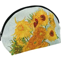 ポーチ 名画マルチポーチ ゴッホ「ひまわりll」ゆうパケット