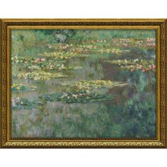 クロード・モネ 睡蓮の池 緑のハーモニー 絵画 71cm リトグラフ 額装
