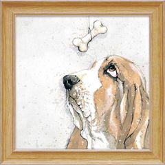 手書き油絵 キャバリア 愛犬 額付 肉筆絵画 インテリア 油彩画 - メルカリ