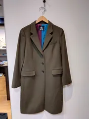 M20　Paul Smith　ポールスミス　コート　カーキ　ベーシック　ウール100％　裏地キュプラ100%　42サイズ