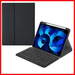 キーボードケース 2022年型 iPad iPad 第10世代 10.9インチ Bluetooth 11インチ キーボード付き カバー Apple Pencil A16 収納可能 丸いキー 球状くぼみ 2025年型 入力しやすい 分離式 マグネット黒