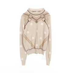 HERMES エルメス MORS A JOUETS 刺繍 ニット