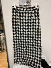 ハウンドトゥース スカート