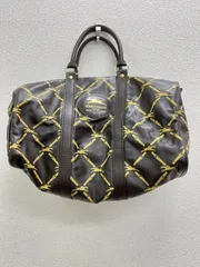 15 大人気　ロンシャン　longchamp ボストンバッグ　総柄　ブラウン　おしゃれ　レトロ