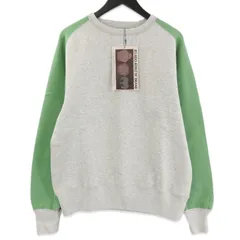 未使用 JELADO ジェラード Champs 2 Tone AB13232 スウェットシャツ フリーダムスリーブ ソルト＆ペッパー ミント 40 71014623