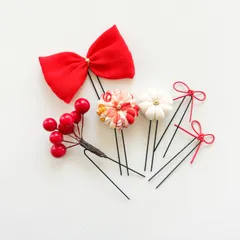 〔531〕七五三　髪飾り　リボンピン　七五三髪飾り　卒業式　ヘッドドレス