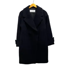 ルシェルブルー LE CIEL BLEU チェスターコート 長袖 無地 モヘア混 ウール混 15A69014 40 紺 ネイビー