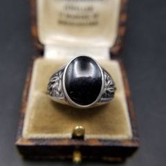 多面カッティングリング20号｜SILVER925 メンズ 燻し エイジング加工