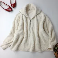 JOURNAL STANDARD relume ジャーナルスタンダードレリューム ボアハーフジッププルオーバー Free アイボリー系 オフホワイト 白系(116K＋9838)25F