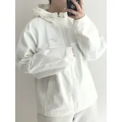 ナイキ 白 コットンジャケット M