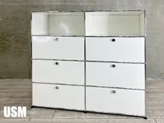 USMハラー純正33.5×45.2cmピュアホワイトパネル美品2枚セット USMハラー ホワイト サイドボード USM公式オンラインショップ | USM