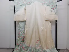 P41384　本格加工　訪問着　仮仕立て　新古品　k