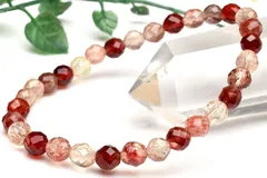 【１点物】AAA☆数量限定！聖石 アンデシン　5.5mm　64面カット ブレスレット パワーストーン 天然石 _U8661