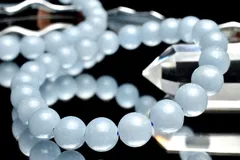 ペルー産 エンジェライト　9.5mm　ブレスレット 1個売り パワーストーン 天然石 _BG6274-95