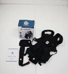 エルゴ OMNI 360 クールエア ONYX BLACK ergobaby ベビーウェストベルト付 新生児OK クリーニング済み C913001