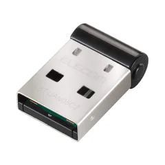 エレコム Bluetooth USB アダプタ USB-Aコネクタ Class2 Bluetooth4.0 超小型 省電力 EDR/LE対応 [Windows 11/10/8.1/8/7 対応] ブラック LBT-UAN05C2 [旧モデル]