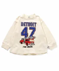 f.o.kids 働く車ナンバリングロンT　r106076