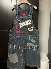 日本 ヴィンテージ サロペットワンピース デニム サロペットスカート y2k 森ガール ヴィンテージ