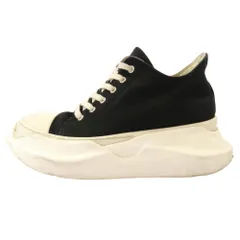 Rick Owens リックオウエンス 37648 DRKSHDW ダークシャドウ Abstract Low アブストラクト ロー スニーカー ブラック系 39.5【中古】