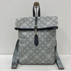 8307　russet ラシット　リュックサック　Lily　リリー　コットンジャガード　ライトグレー　リュック　バックパック　レディース　モノグラム　シンプル　カジュアル　きれいめ　上品